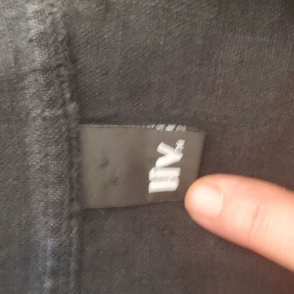 LIV linen jacket with velvet trim Y - Picture 2 of 10